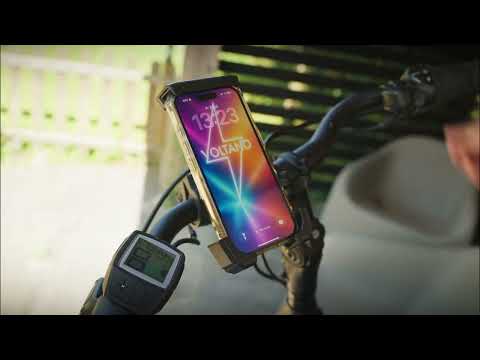 Voltano Slim Telefoonhouder Fiets - Zwart - Universeel