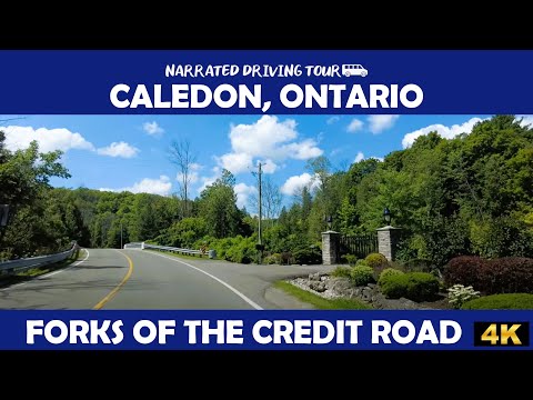 🌄 Caledon, Ontario - Forks of the Credit Road🍁4K Drive