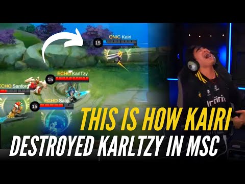 KAIRI PROVES THAT HE IS NOW THE BEST LANCELOT USER IN THE WORLD | KAIRI DESTROYED KARLTZY 3-0 IN MSC