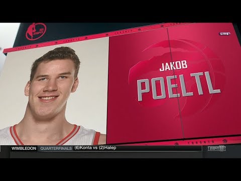 Raptors Summer League: Poeltl Records Double-Double - July 10, 2017