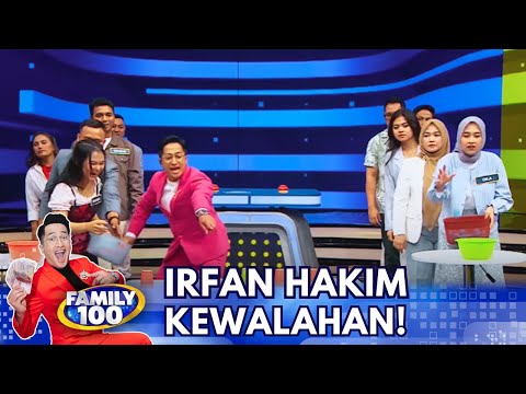 Ngakak! Irfan Hakim Nyerah Main Games Bareng Keluarga Sianturi & Keluarga Badil - Family 100