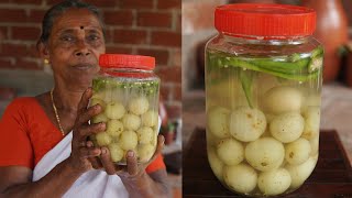 Salted Gooseberry Recipe - Nellikka Uppilittathu  