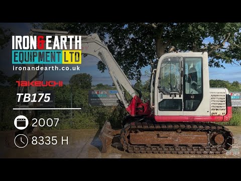 2007 Takeuchi TB175 7.2 Tonne Excavator