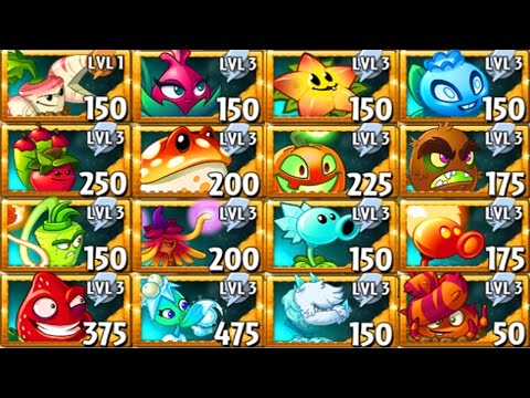 All Premium Plants Power-Up! in Plants vs. Zombies 2