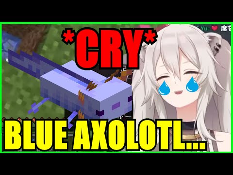 【Hololive】Botan: Crying Practice For Blue Axolotl【Minecraft】【Eng Sub】