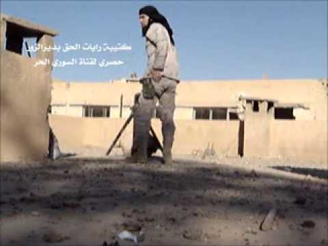 استهداف معاقل النظام بقذائف الهاون من قبل كتيبة رايات الحق في دير الزور