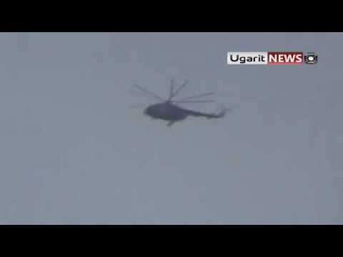 التصدي للطيران المروحي من قبل تجمع كتائب الحق في حماة