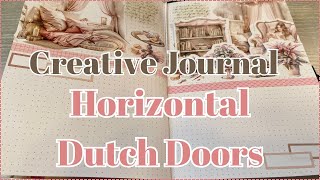CREATIVE JOURNAL WITH HORIZONTAL DUTCH DOORS