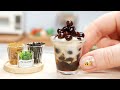 Homemade Miniature Boba Tea Recipe Tiny Bubble Tea With Tapioca Pearls In Mini Kitchen