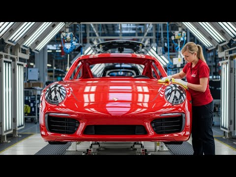 New Porsche 911 Production 2025 – How Legends Are Made (Full Process)