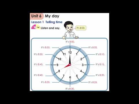 Grade-3 {Unit-6, Lesson-1, Telling time} @eela-excellentenglish
