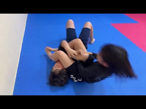 最強女子男子相手に連続柔術スパーリング women’s-jiuJitsu