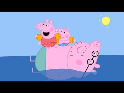 Prasátko Peppa | Na pláži | Karikatury Pro Děti