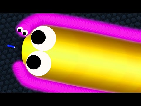 Slither.io Troll Tiny Snake vs Giant Snakes - Epic Slitherio Gameplay