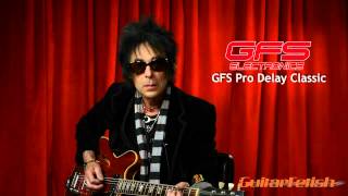 Video thumbnail for GFS Electronics: Pro Delay Classic Footpedal- Echoplex Style Delay Pedal by GuitarfetishTV