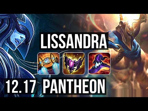 LISSANDRA vs PANTHEON (MID) | 4.4M mastery, 8/1/11, 1200+ games, Godlike | KR Master | 12.17