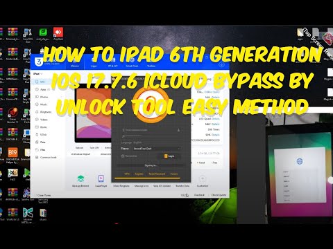 How To iPad 6th Generation iOS 17.7.6 iCloud Bypass By Unlock Tool Easy Method