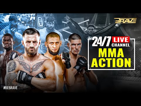 🔴 LIVE NOW: BRAVE CF 24/7 MMA Marathon | Non-Stop Fights & Exclusive Action!