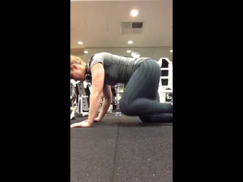 D1. Prone hip circles