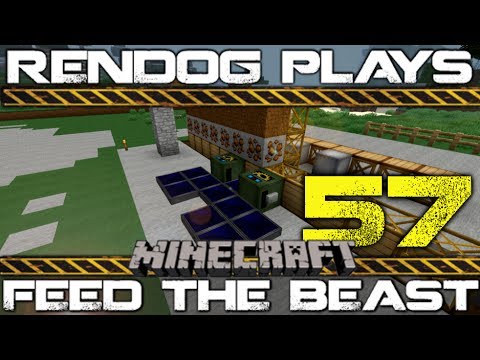 [S1E57] Let's Play Minecraft FTB - Frame Motor!