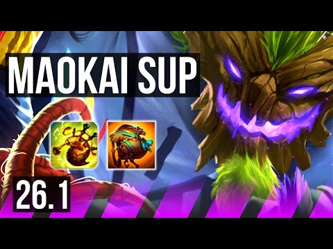 MAOKAI & Miss Fortune vs ALISTAR & Yunara (SUP) | KR Master | 26.1