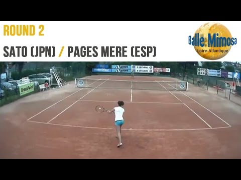 SATO (JPN) vs PAGES MERE (ESP) 2nd Round - Court 12