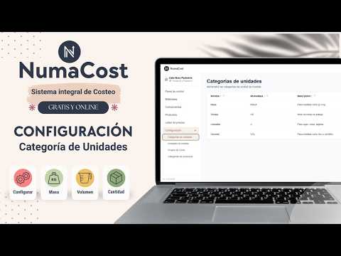 Tutorial #2 | Configuración: Categorías de Unidades