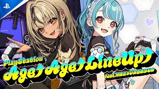特別映像『PlayStation® AGE⤴︎AGE⤴︎ LINEUP⤴︎』feat.神成きゅぴ & 白波らむね