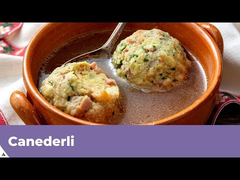 CANEDERLI IN BRODO: RICETTA ORIGINALE (KNODEL)