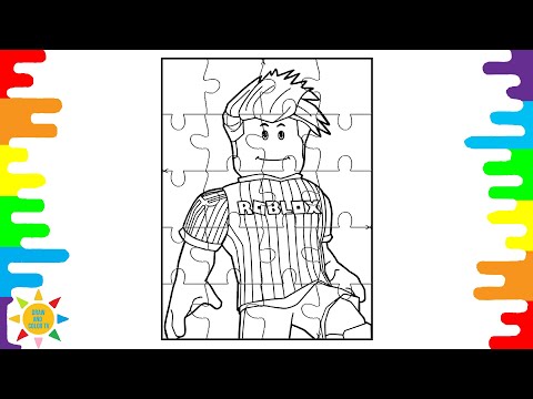 Roblox Footballer Coloring Pages | Roblox Puzzle Coloring Pages | Axol & Max Hurrell - Shots Fired