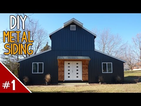 Installing Metal Siding on a House - Part 1 of 4 Video