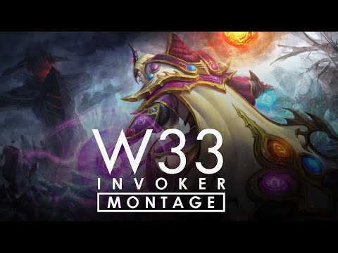 W33 Invoker Montage "GOD OF MAGIC" | Dota 2