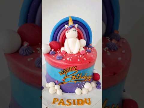 Unicorn Cake🦄🦄//HOW TO MAKE UNICORN CAKE/RASHI DREAMS CAKES#cake