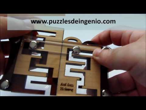 Vídeo demostración del Rompecabezas Siebenstein Spiele Auf dem Holzweg