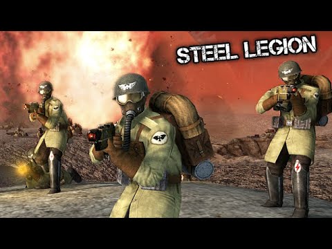 Armageddon Steel Legion vs Blood Pact - Men of War: Warhammer 40k Mod