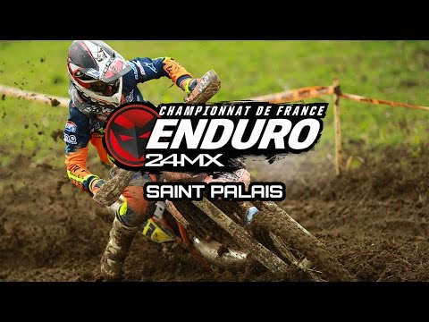 Résulmé vidéo 24 min CDF Enduro 2016 à Saint-Palais