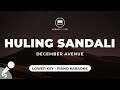 Huling Sandali - December Avenue (Lower Key - Piano Karaoke)