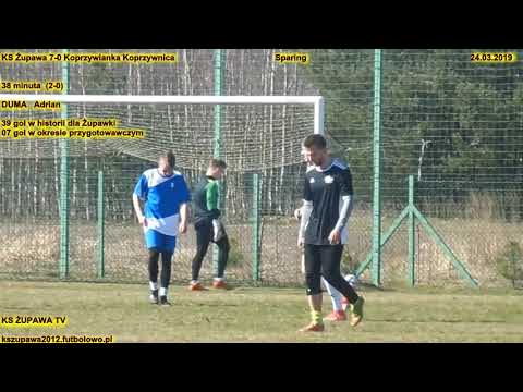 Sparing: KS Żupawa 7-0 Koprzywianka Koprzywnica (2-0 Duma Adrian) 24.03.2019