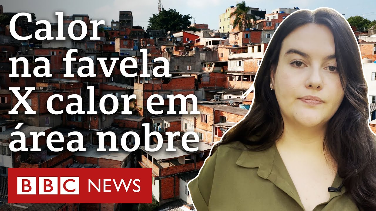 Teto que esquenta na favela e ar-condicionado no bairro rico: desigualdade sob calor extremo