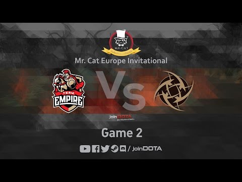 Team Empire vs Ninjas in Pyjamas Game 2 - Mr. Cat Inv. EU - @GarethCasts @TrentPax
