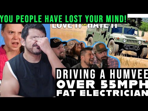 Driving a Humvee Over 55mph - No Thanks reaction