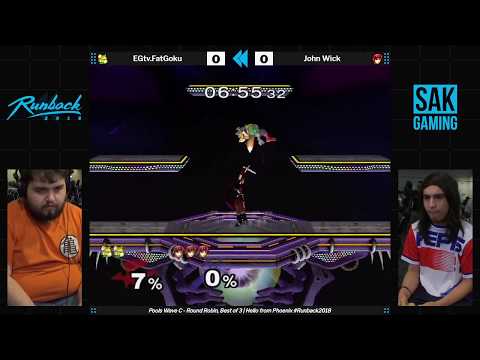 Runback 2018 Pools - EGtv.FatGoku (Fox) vs John Wick (Marth)