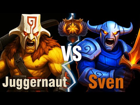 Can Juggernaut Outcarry Sven? Insane Carry Duel (Immortal, 7.39e) #dota2
