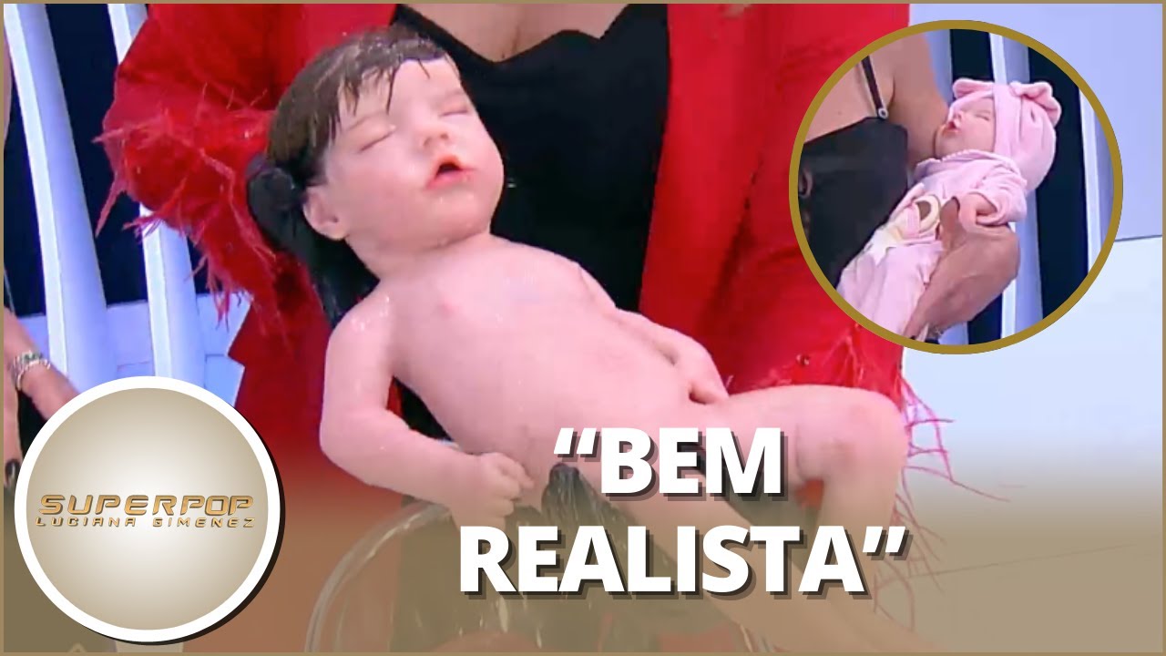 Superpop mostra “parto” de bebê reborn: “Tô passada com isso”, diz Luciana Gimenez