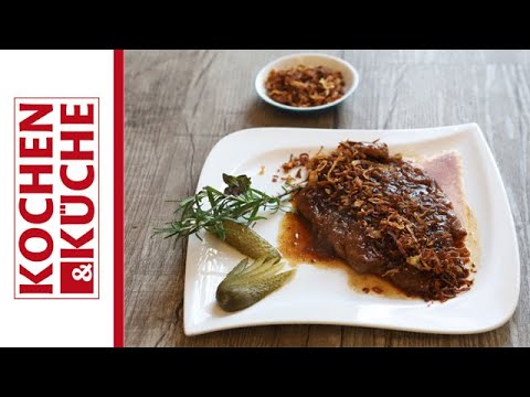 Klassischer Zwiebelrostbraten - Kochrezept von Kochen & Küche - Ihr Kochmagazin