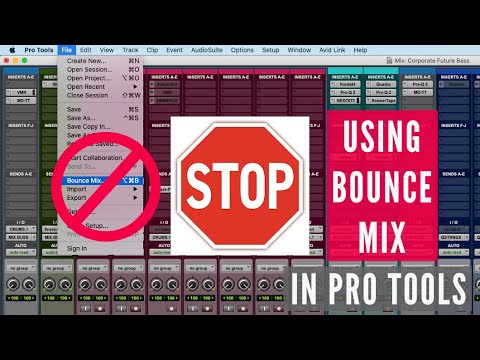 STOP USING BOUNCE MIX IN PRO TOOLS! (How To Print a Mix in Pro Tools)