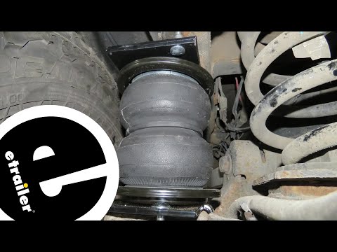 etrailer | Air Lift LoadLifter 5000 Ultimate Air Helper Springs Installation - 2016 Ram 2500