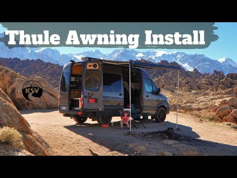 Installing a Thule Awning on a Sprinter Van - DIY Sprinter Camper Van