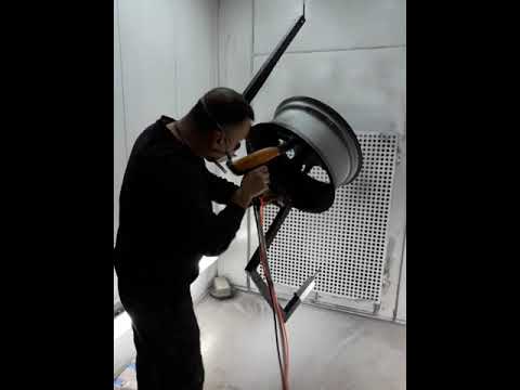 COLO-191S Powder Coating Machine for Wheels.