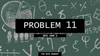 An AIME Problem WITHOUT Trig 😌!! 2022 AIME I #11 (Step-by-Step Solution)